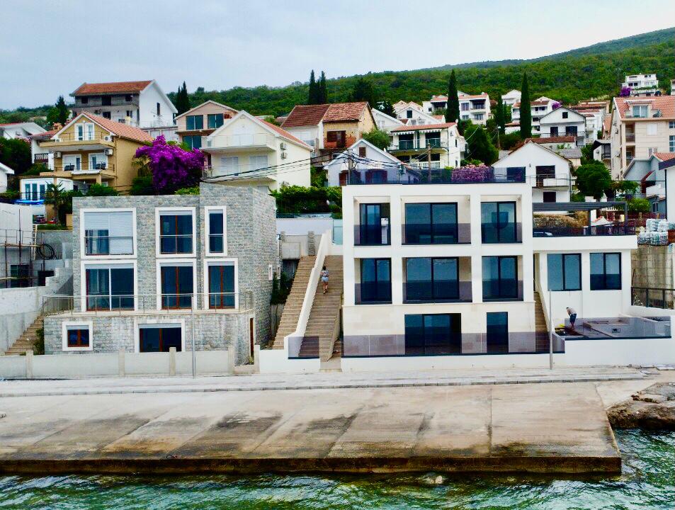 Luxury villa with a private beach in Tivat